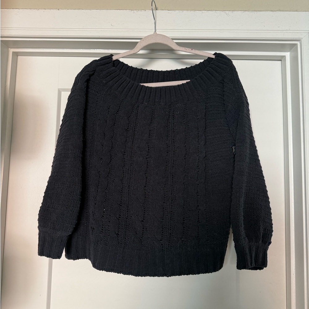 American Eagle Chunky Wide Neck Sweater‎